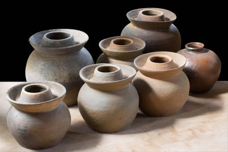 A Collection of Clay Pots
