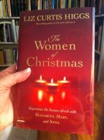 Liz holding The Women of Christmas