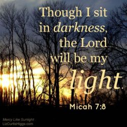 The Lord will Be My Light Micah 7:8